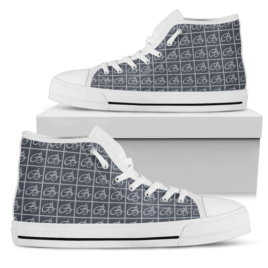 Navy BW Bettina Marks High Top Sneakers
