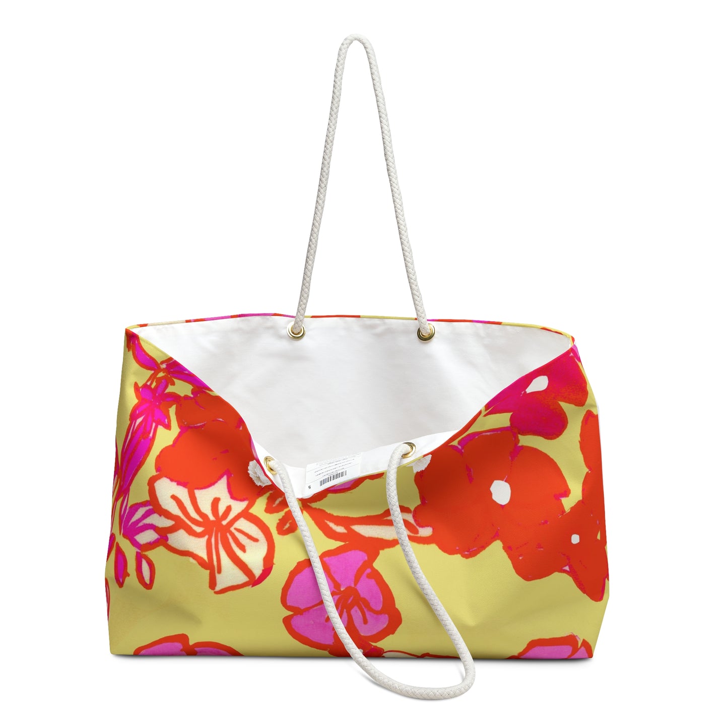 Sixties Floral Weekender Bag