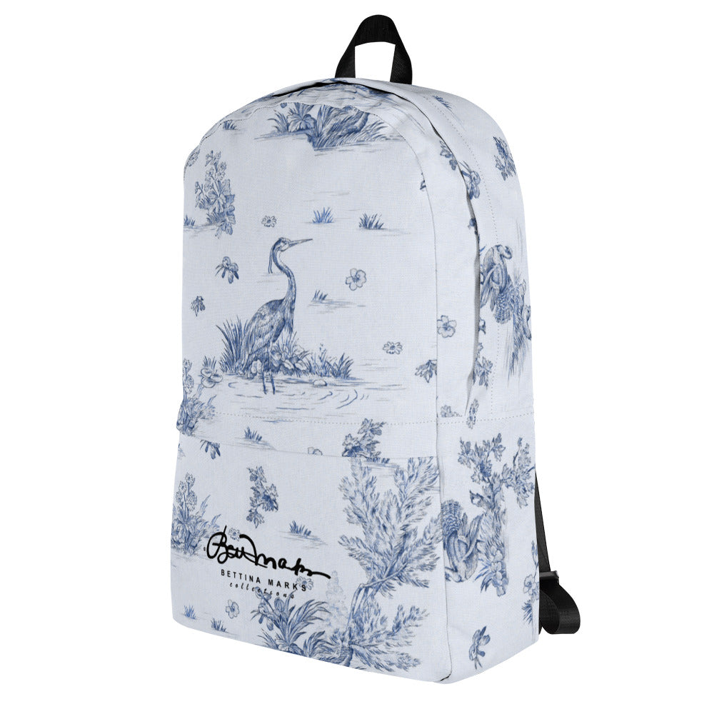 Toiles de Jouy Harmony Blue Backpack