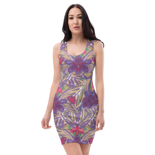 Seychelles Tropical Fitted Tank Dres
