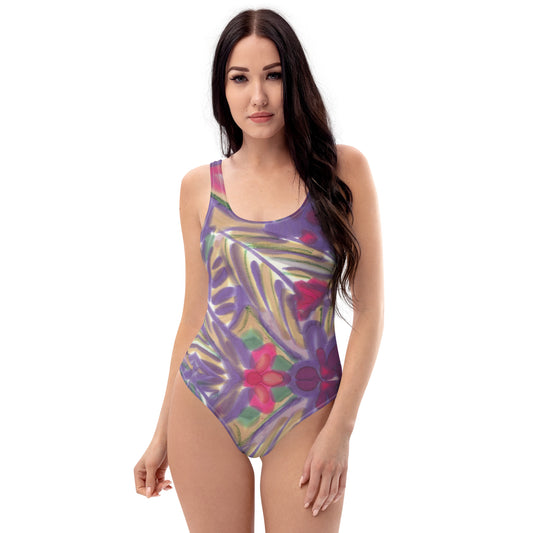 One-Piece Seychelles Tropical Swimsuit