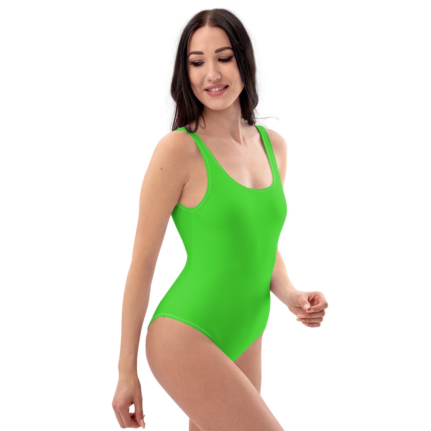 One-Piece Bright Green Swimsuit