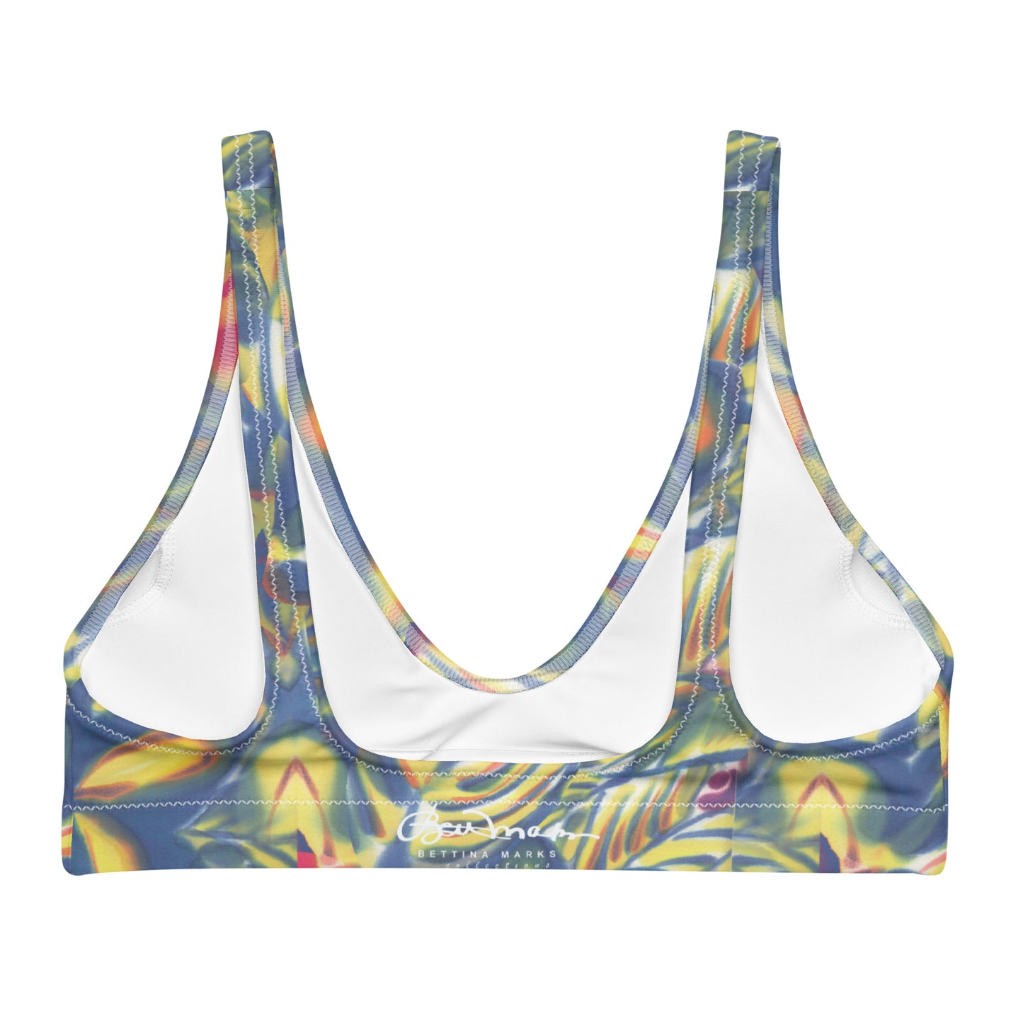 Bora Bora Tropical Recycled padded bikini bathing suit top