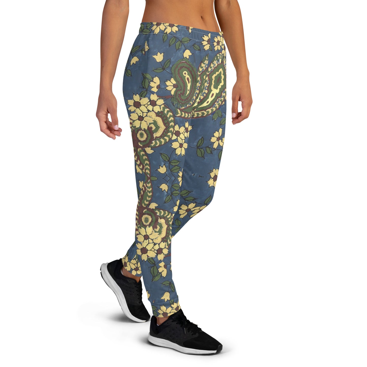 Vintage Blue Paisley Women's Recycled Joggers