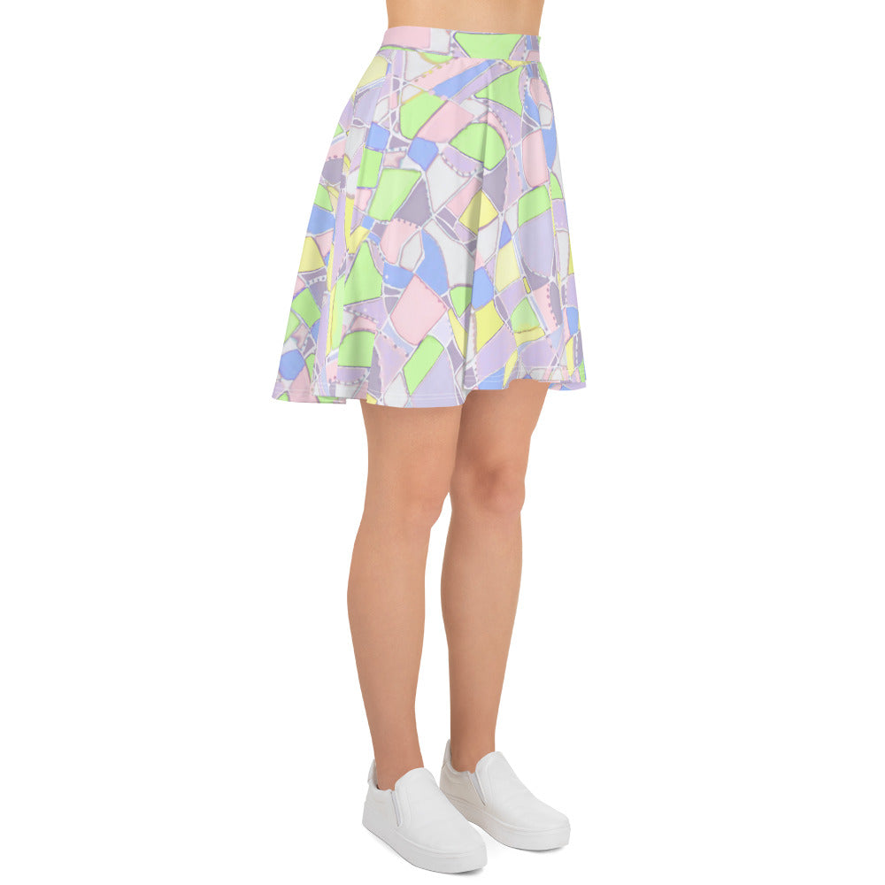Savannah Swirl Skater Skirt