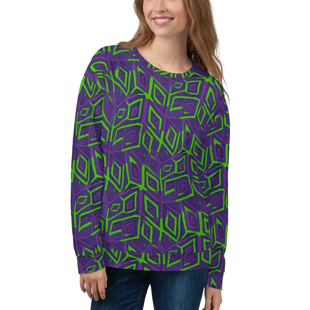 Recycled Unisex Sweatshirt - Joker Madness - Women
