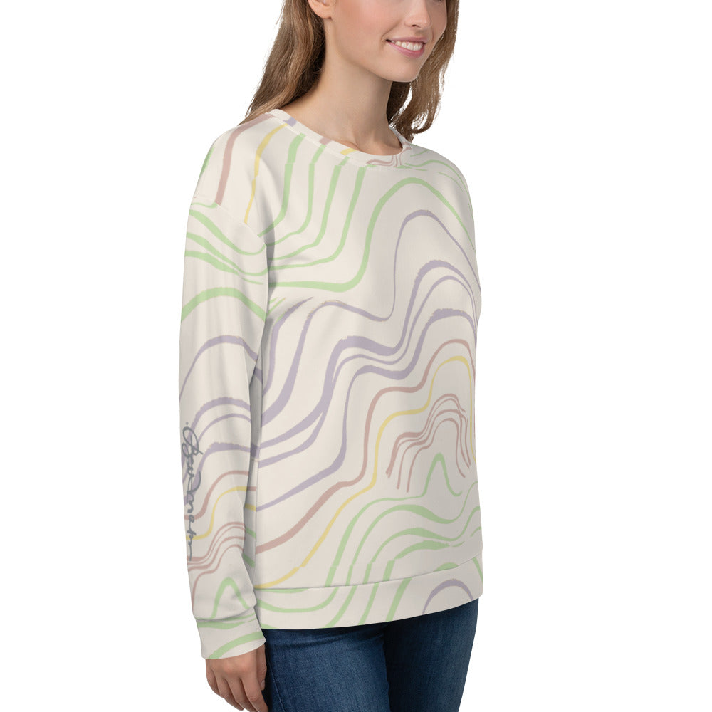 Recycled Unisex Sweatshirt - Sixties - Women
