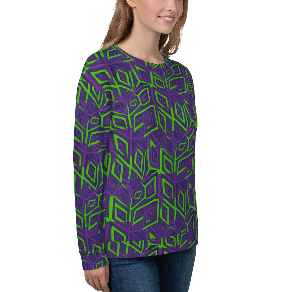 Recycled Unisex Sweatshirt - Joker Madness - Women