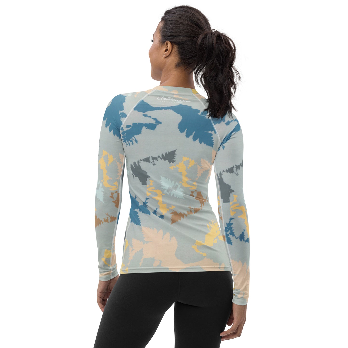 Abstract Forest Long Sleeve Tops