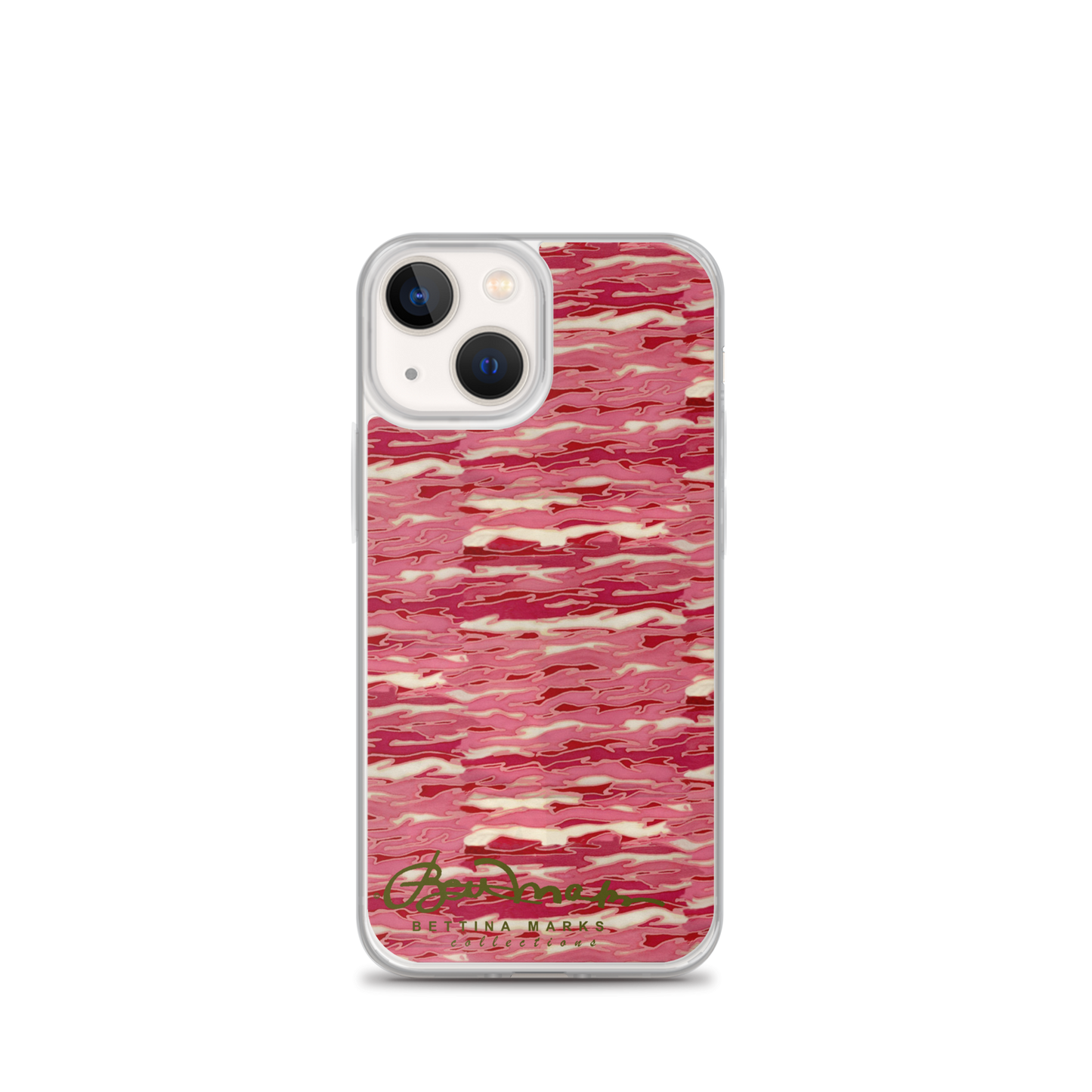 Pink Camouflage Lava iPhone X Case