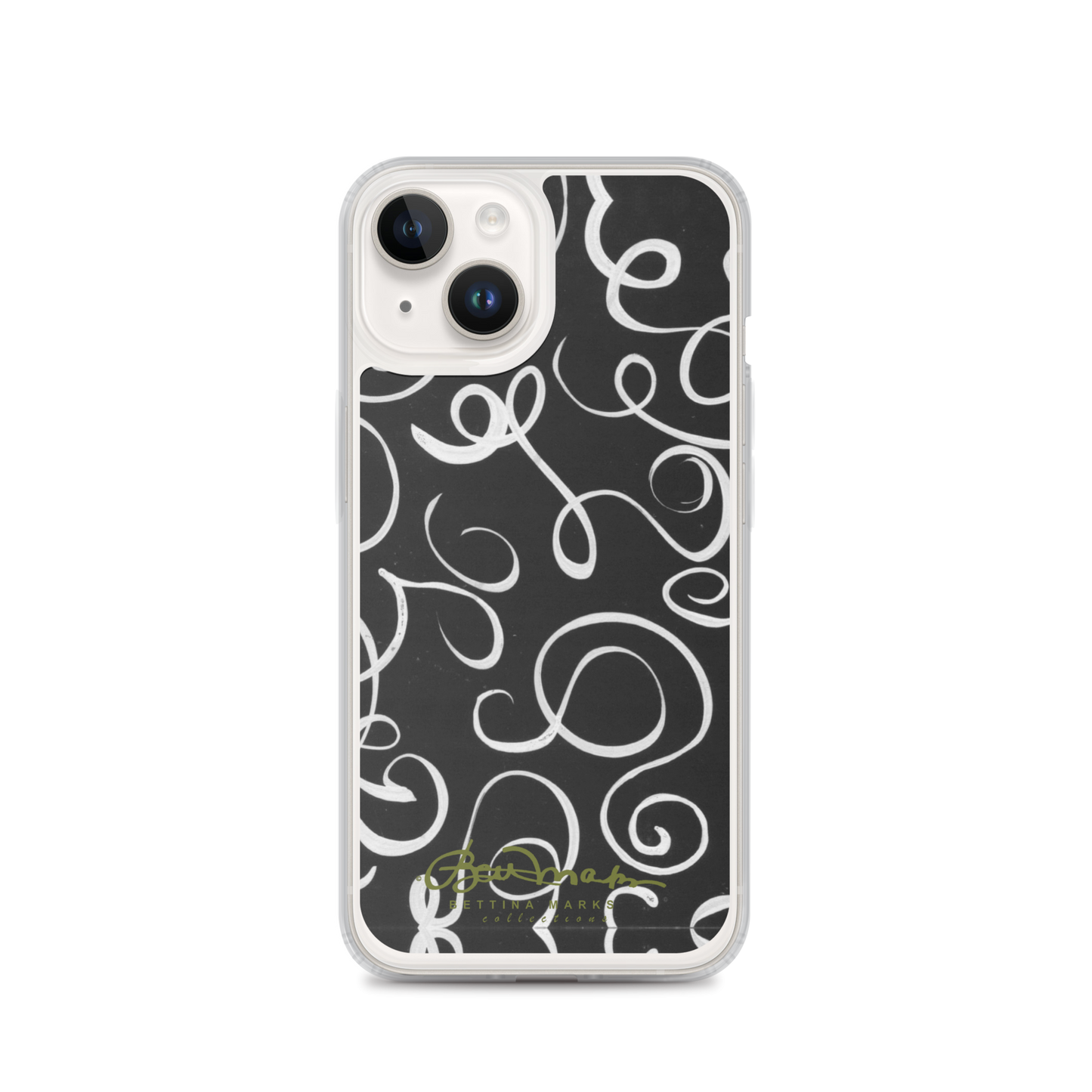 B&W Squiggles iPhone Case (select model)
