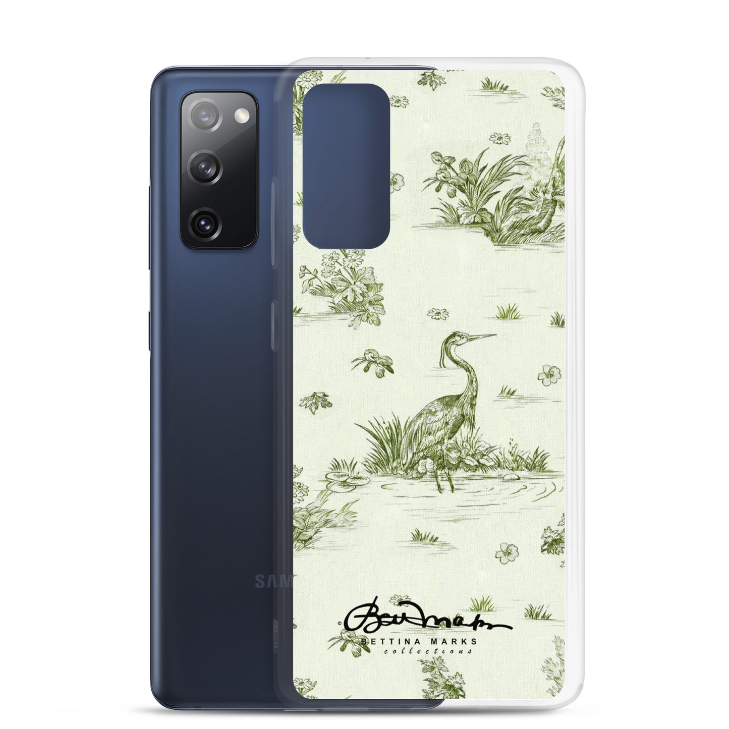 Toiles de Jouy tree Hugging Forest Green Samsung Case (select model)