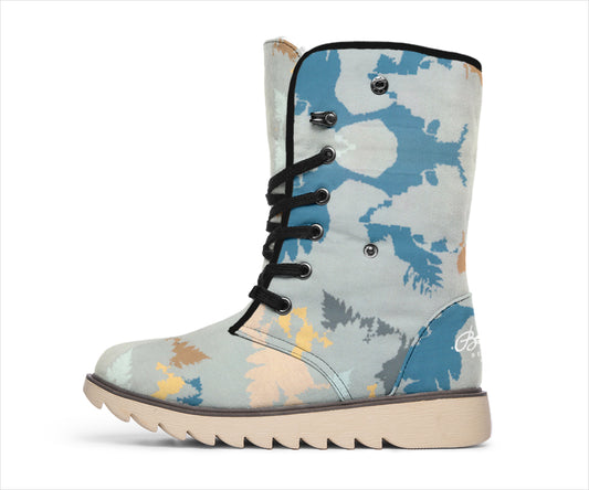 Abstract Forest Polar Boots