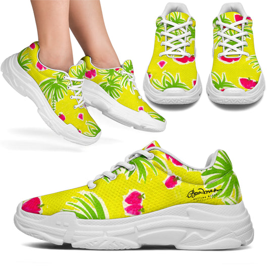 Strawberry Tropic Athletic Sneakers