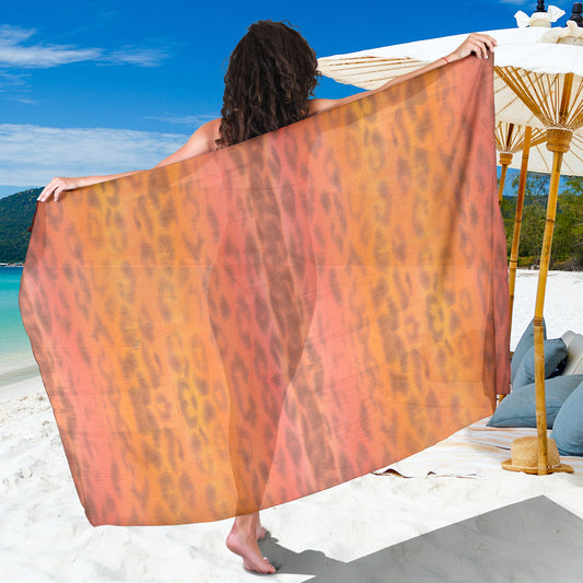 Ombre Leopard Sarong