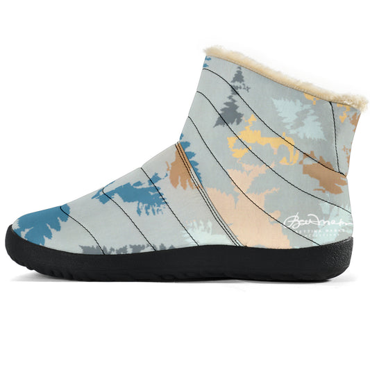 Abstract Forest Winter Boots