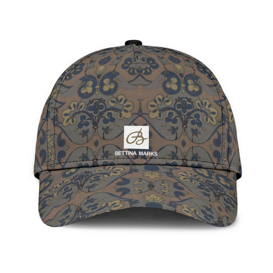 Not Quite Paisley On Light Brown Cap