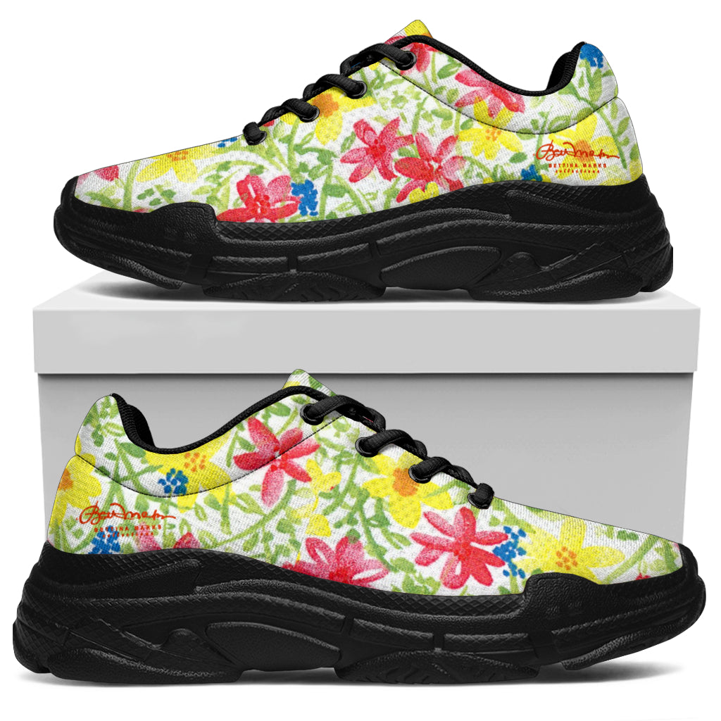 Wild Flower Athletic Sneakers