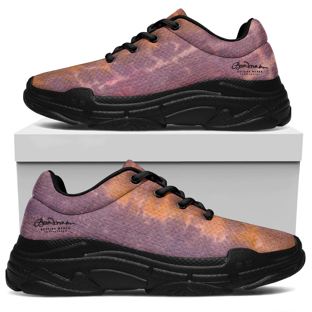 Purple Sunset Tie Dye Athletic Sneakers