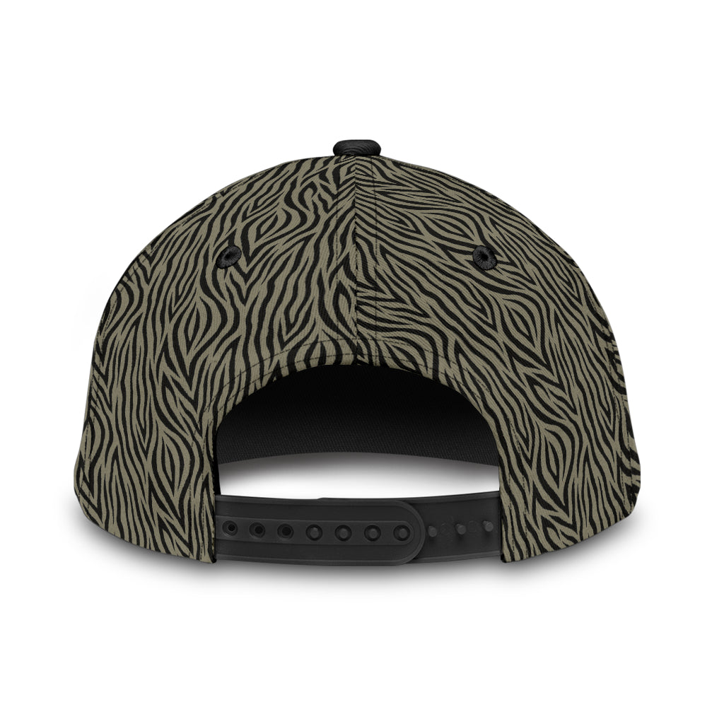 Khaki Zebra Cap