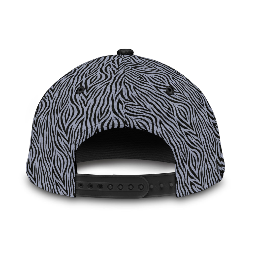 Grey Zebra Cap