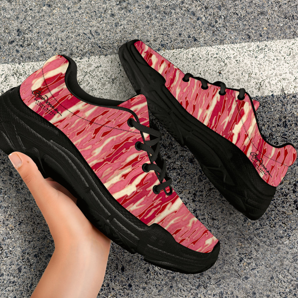 Pink Camouflage Lava Athletic Sneakers