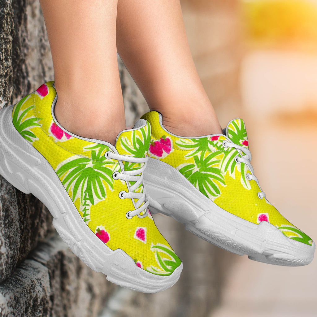 Strawberry Tropic Athletic Sneakers