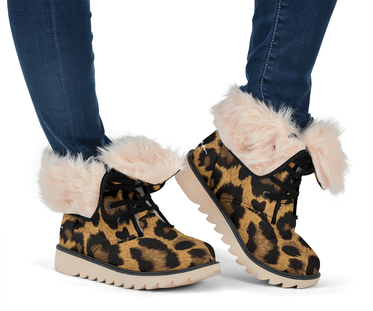 Leopard Polar Boots