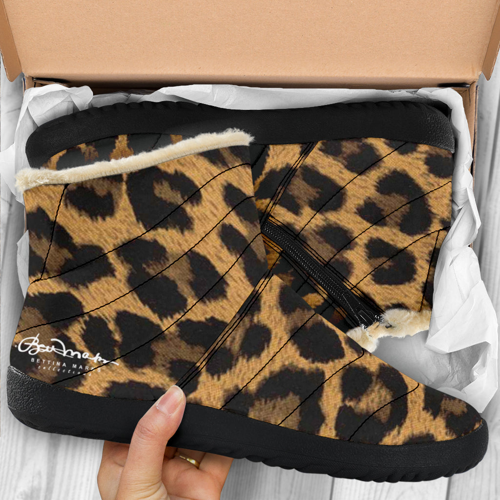 Leopard Winter Boots
