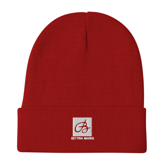 Red B logo Embroidered Beanie