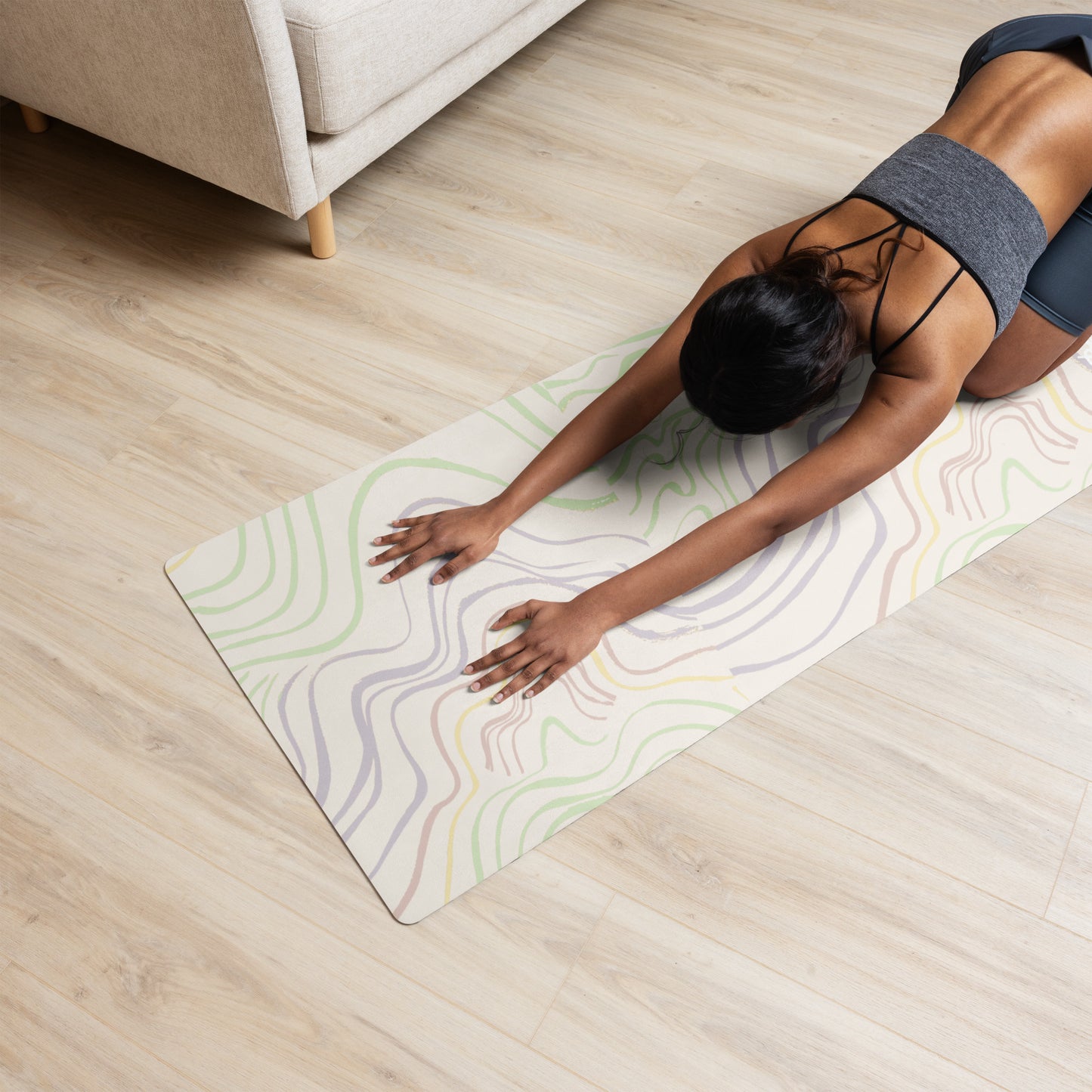 Sixties Swirl Yoga Mat