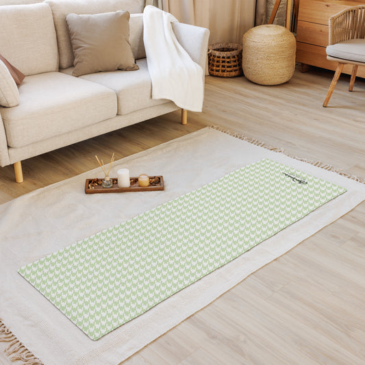 Butterfly Houndstooth Yoga mat