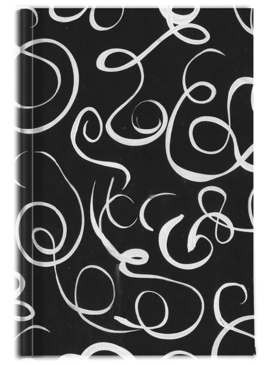 B&W Squiggles Journal