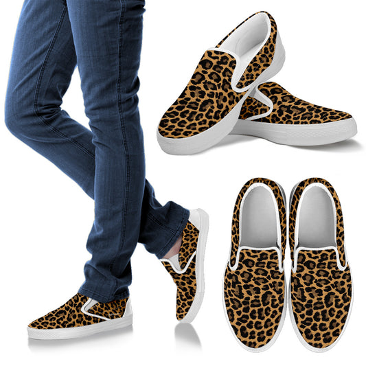 Leopard Slip On Sneakers