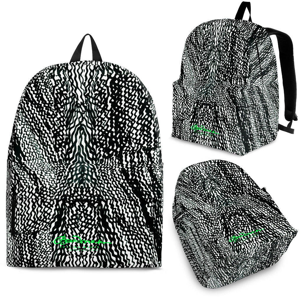 Tire Scribbles Back Pack