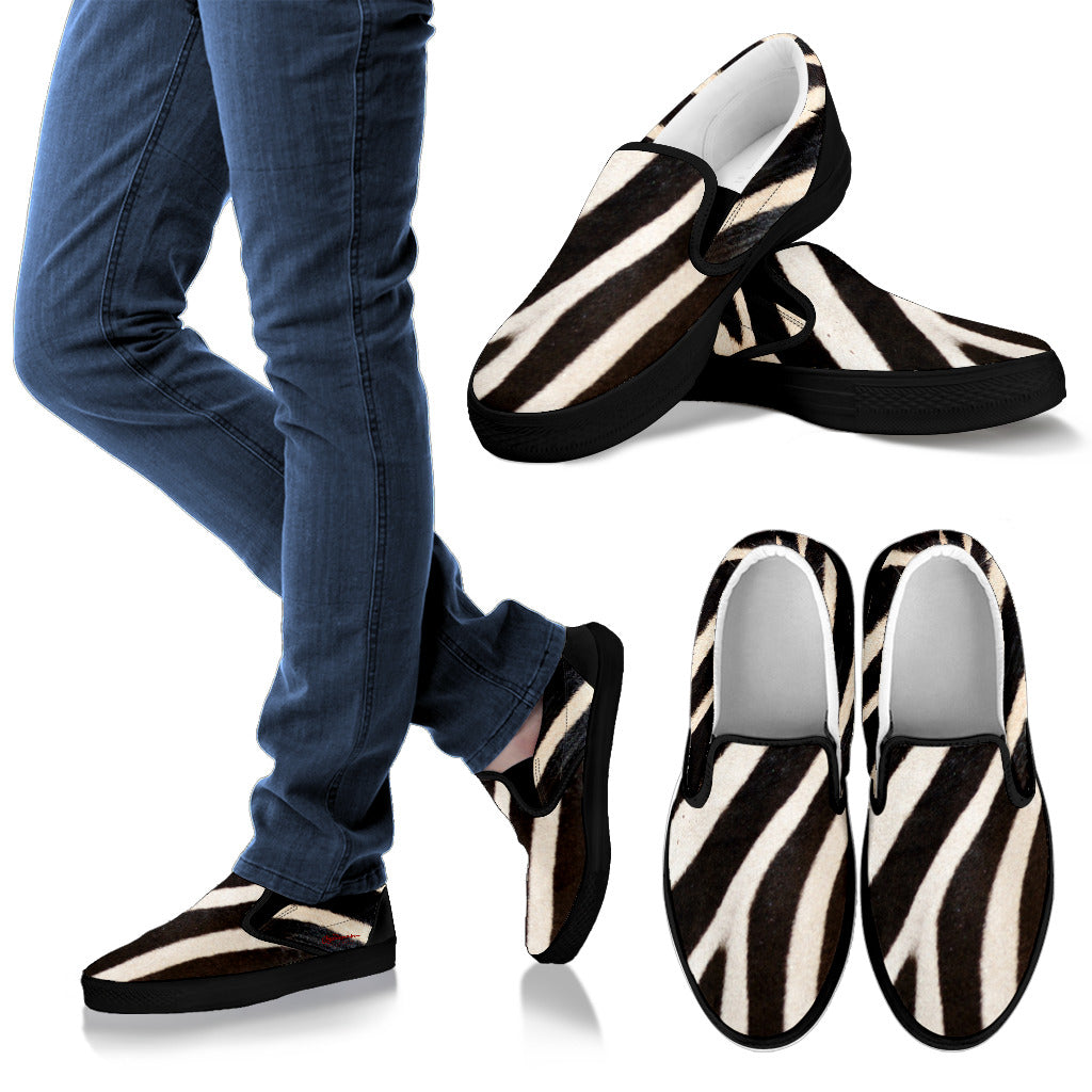 Zebra Slip On Sneakers