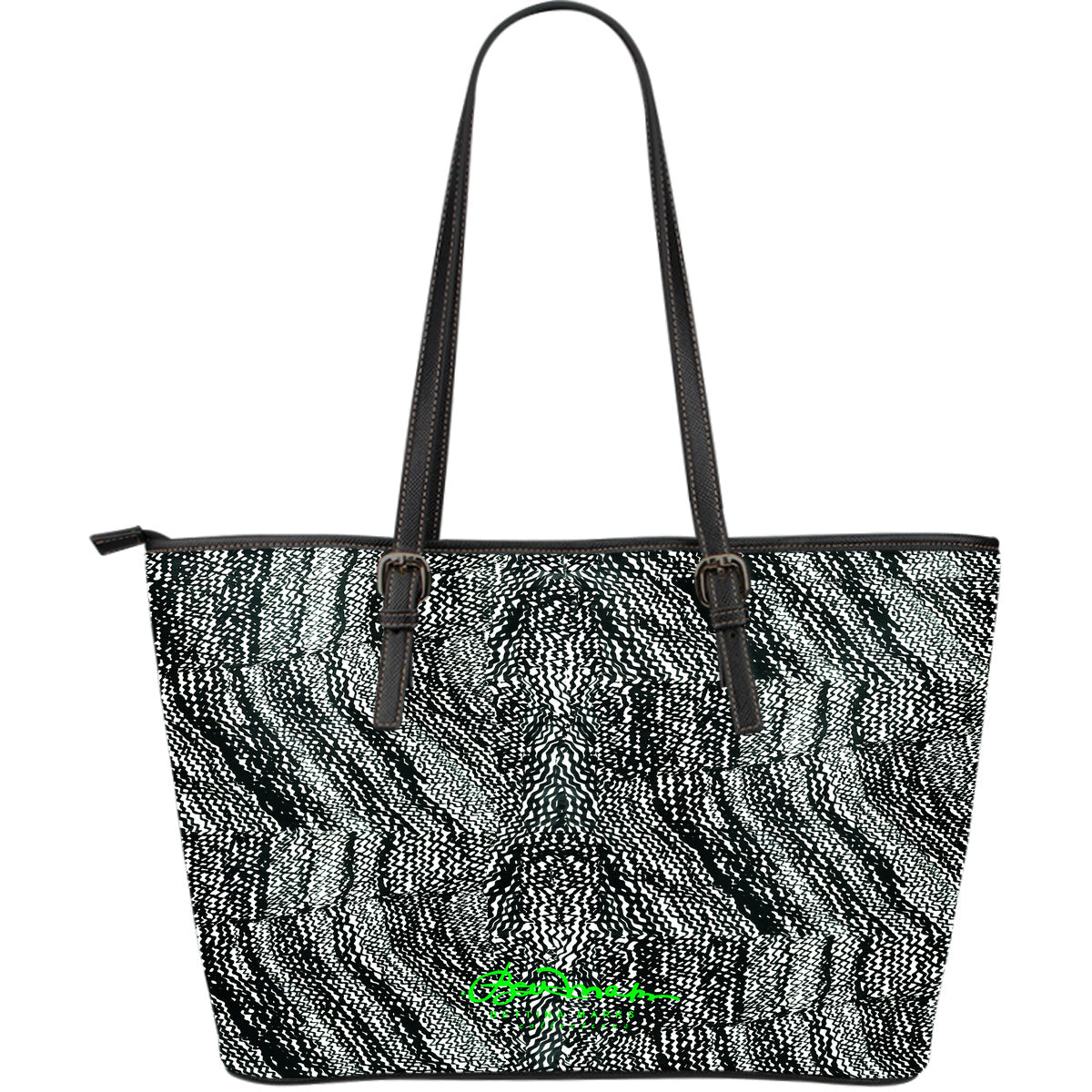 Tire Scribbles Large Tote Bag