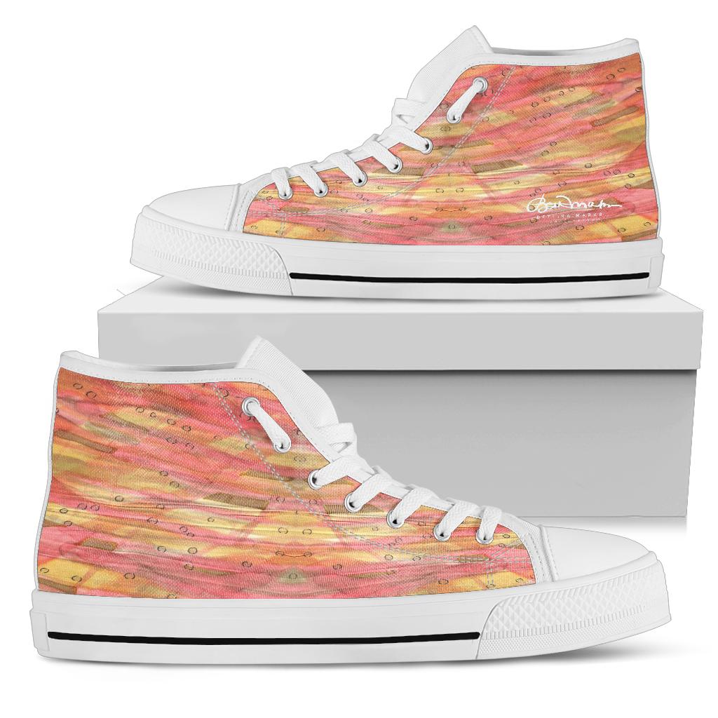 Dreamy Floral High Top Sneakers