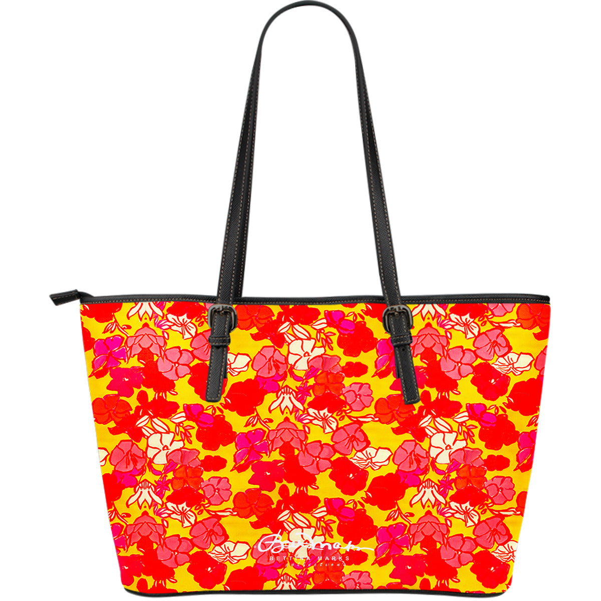 Sixties Floral Large Tote Bag
