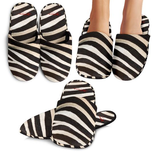 Wild (select color) Zebra Slipper