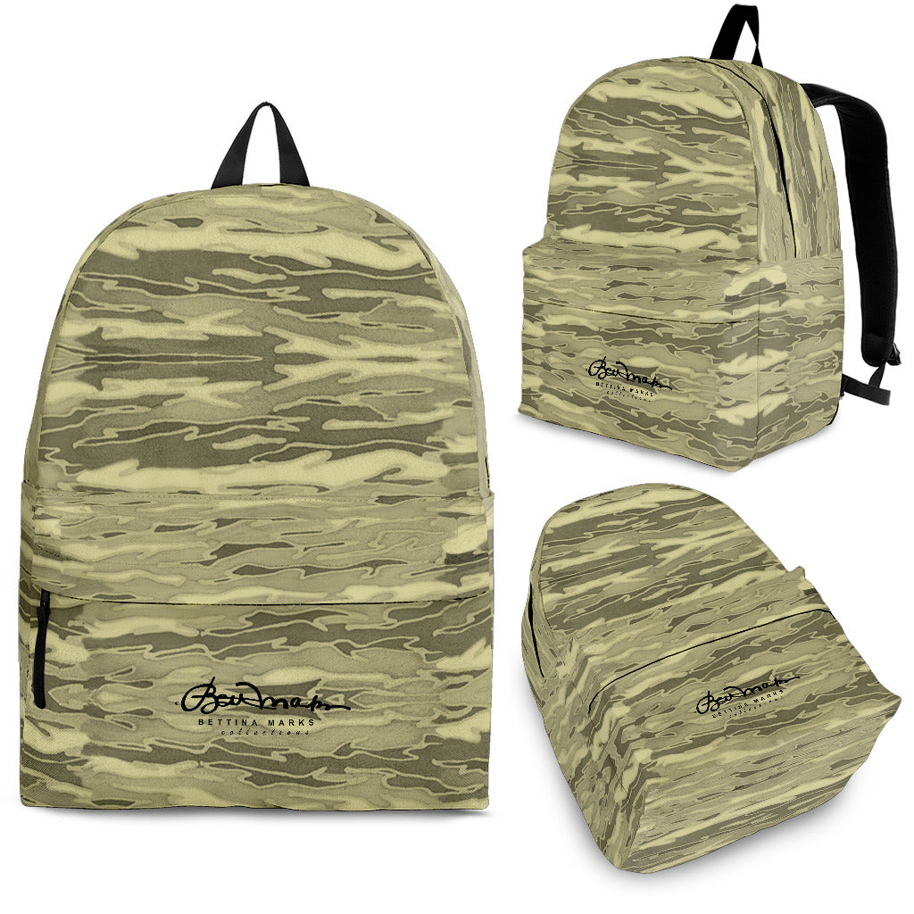 Khaki Lava Camouflage Back Pack