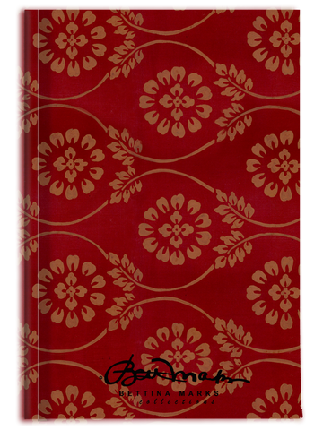 Red Pear and Almond Buff (coloured) Turkish Tapestry Journal