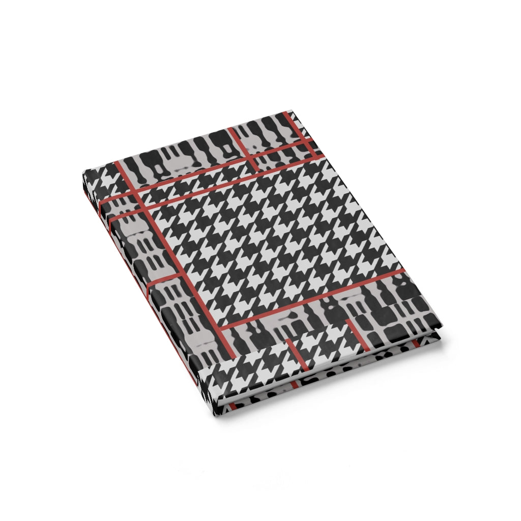 Plaid Houndstooth Journal
