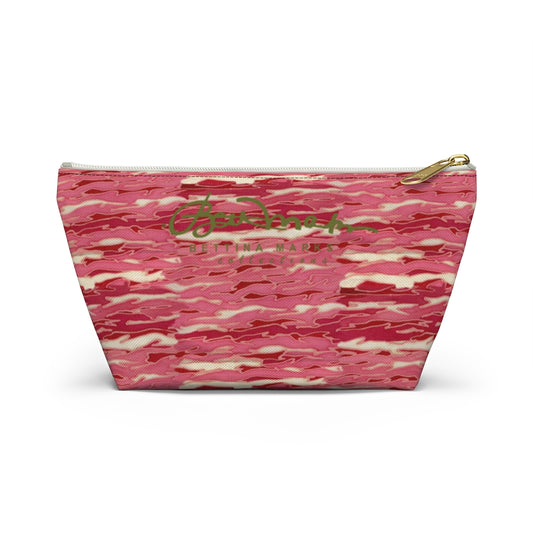 Pink Camouflage Lava Accessory Pouch w T-bottom