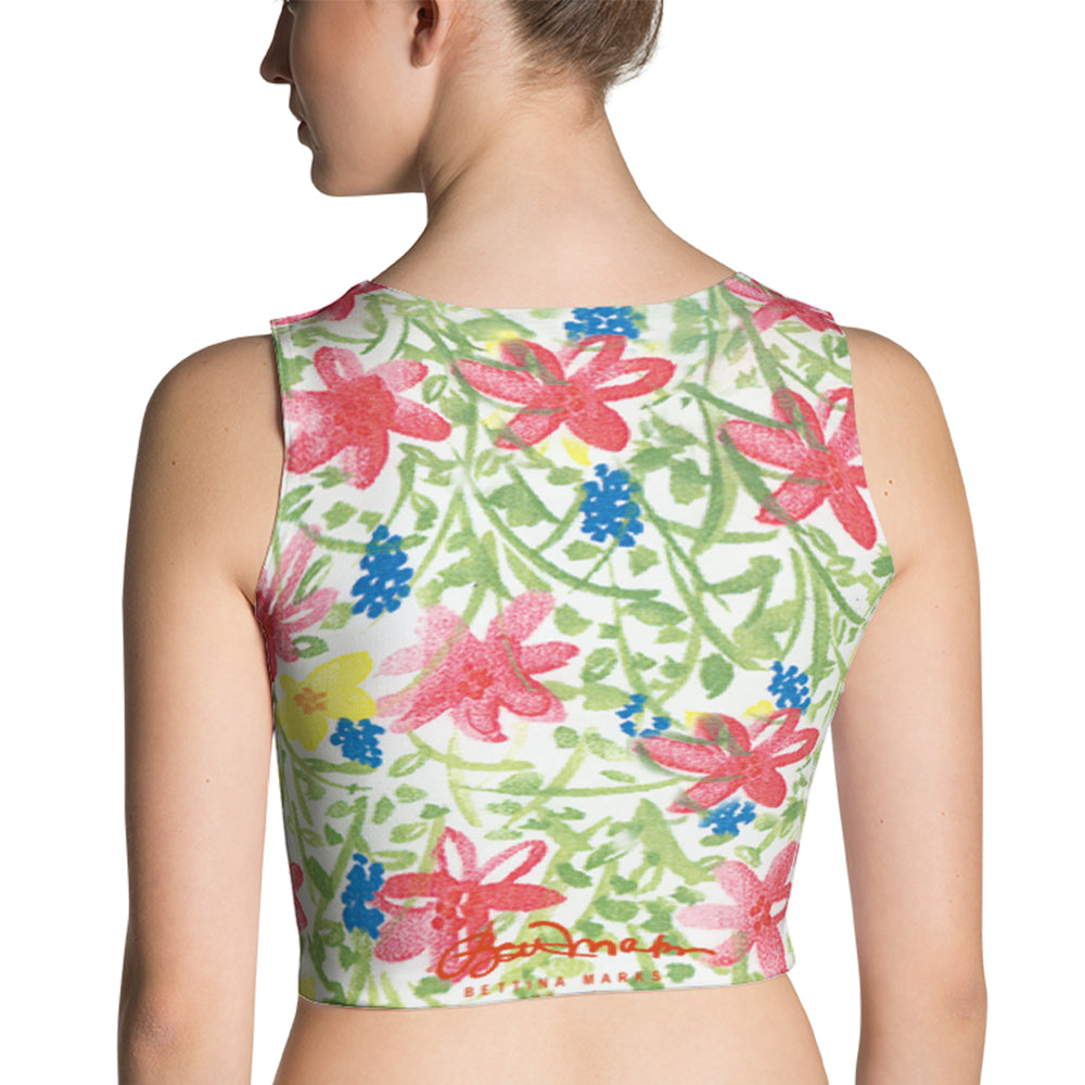 Wildflower Fitted Crop Top