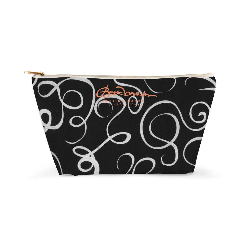B&W Squiggles Accessory Pouch T-Bottom