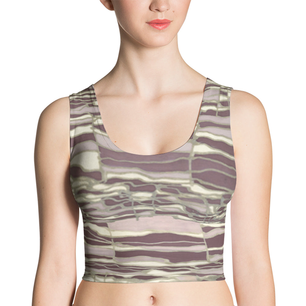 Techno Fitted Crop Top