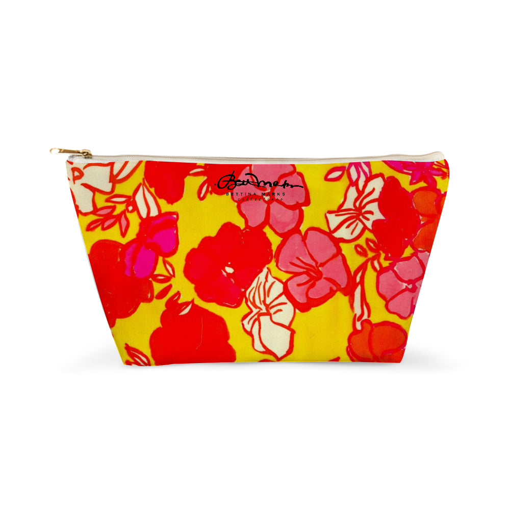 Sixties Floral Accessory Pouch T-Bottom
