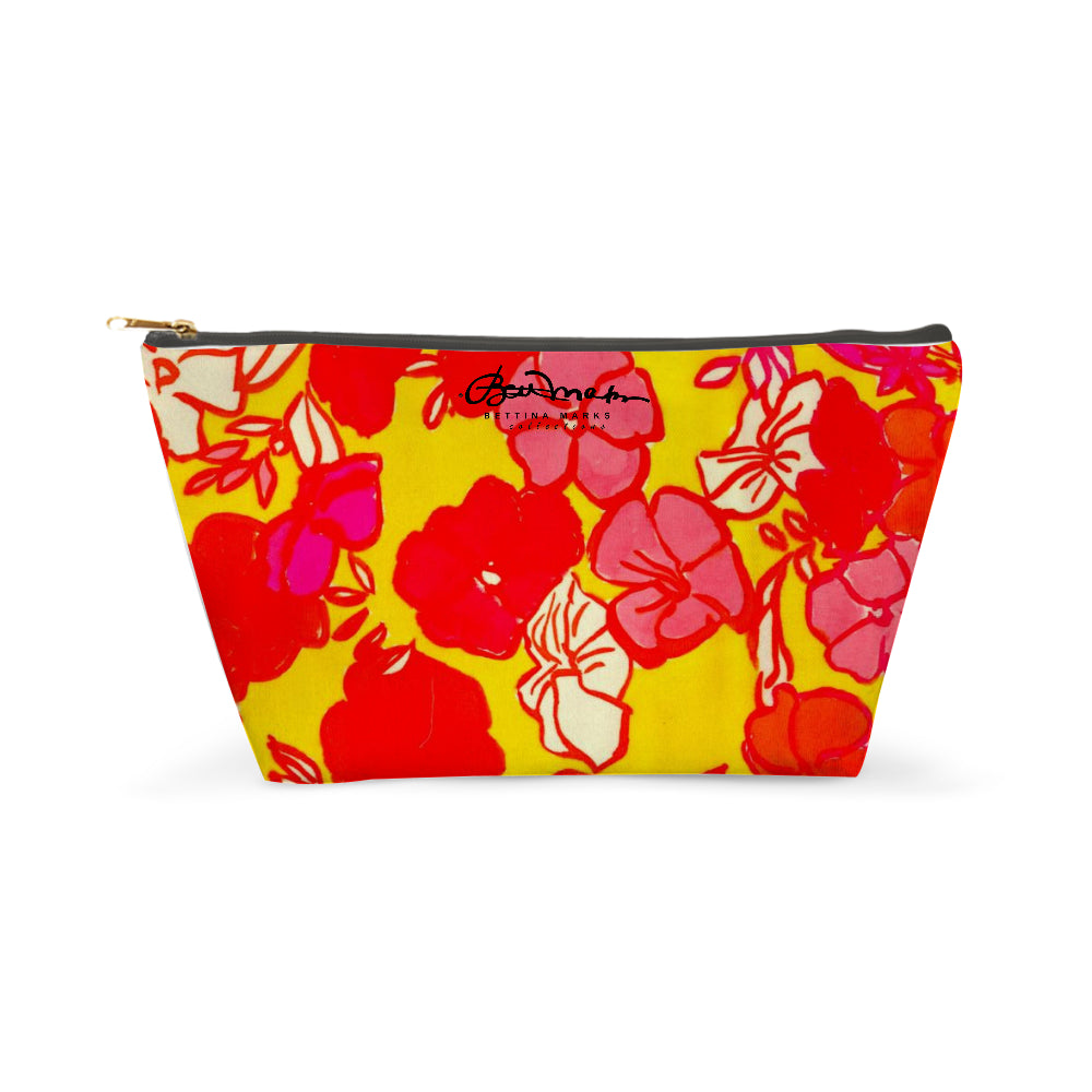 Sixties Floral Accessory Pouch T-Bottom