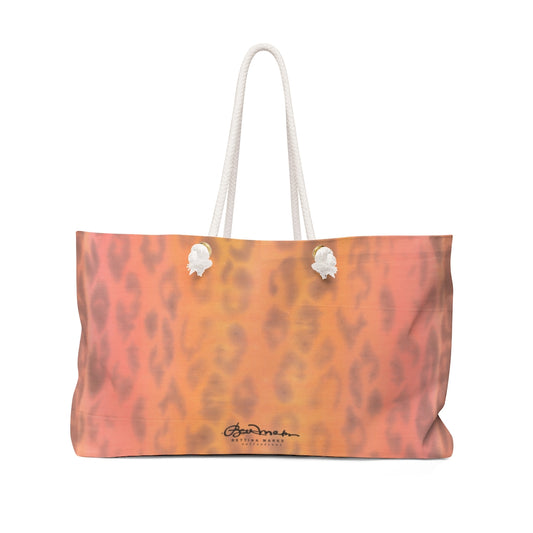 Ombre Leopard Weekender Bag